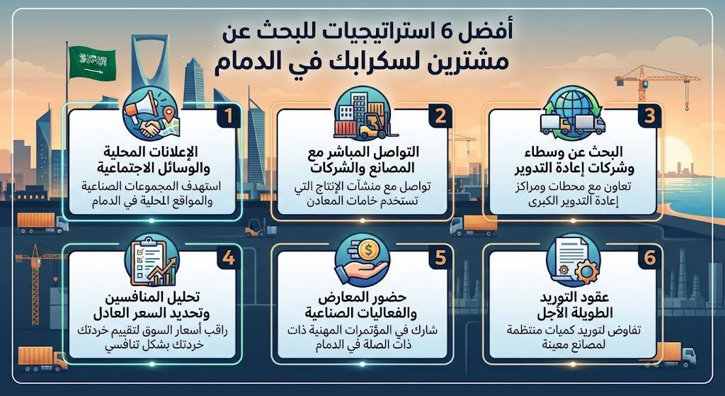 أفضل 6 استراتيجيات للبحث عن مشترين لسكرابك في الدمام